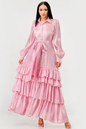 AURORA TIERED FULL MAXI DRESS