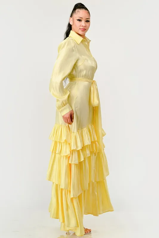 AURORA TIERED FULL MAXI DRESS