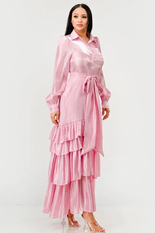 AURORA TIERED FULL MAXI DRESS