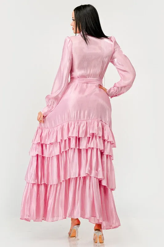 AURORA TIERED FULL MAXI DRESS