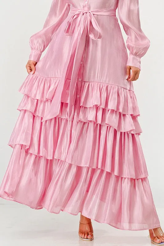 AURORA TIERED FULL MAXI DRESS