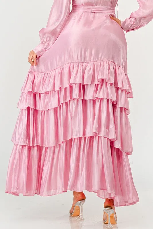 AURORA TIERED FULL MAXI DRESS