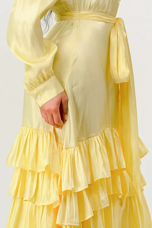 AURORA TIERED FULL MAXI DRESS