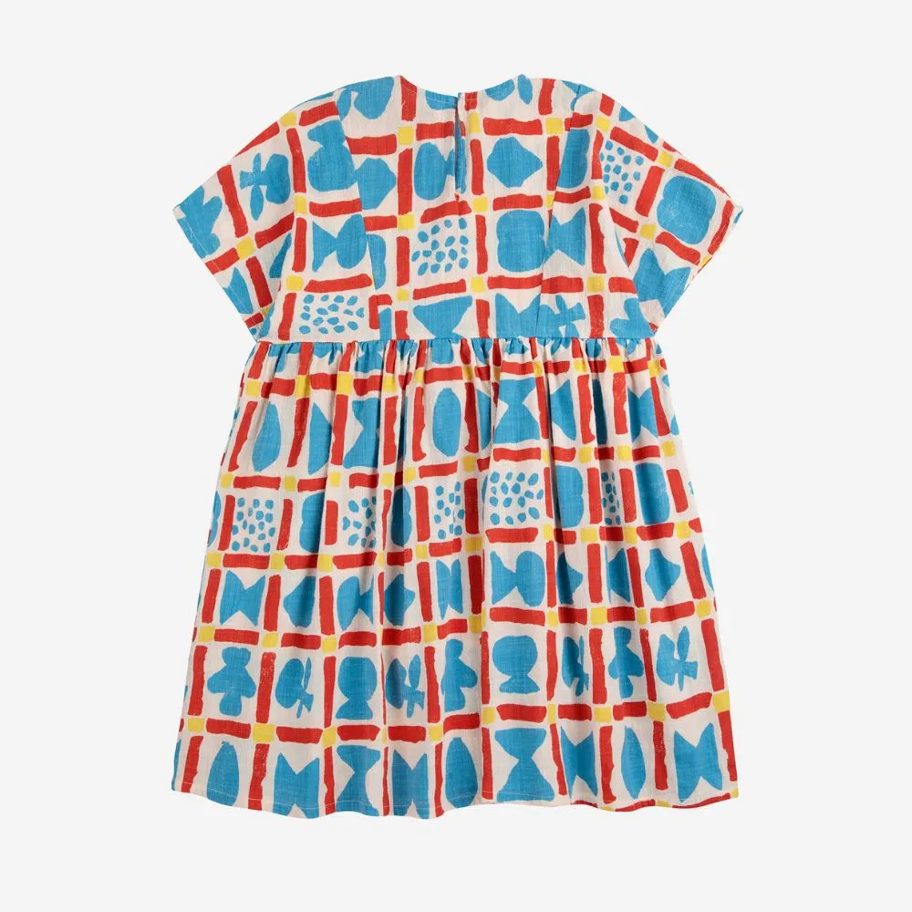 Bobo Choses Geometric Game All Over Woven Dress