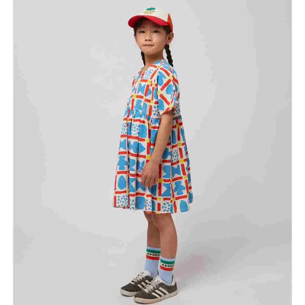 Bobo Choses Geometric Game All Over Woven Dress