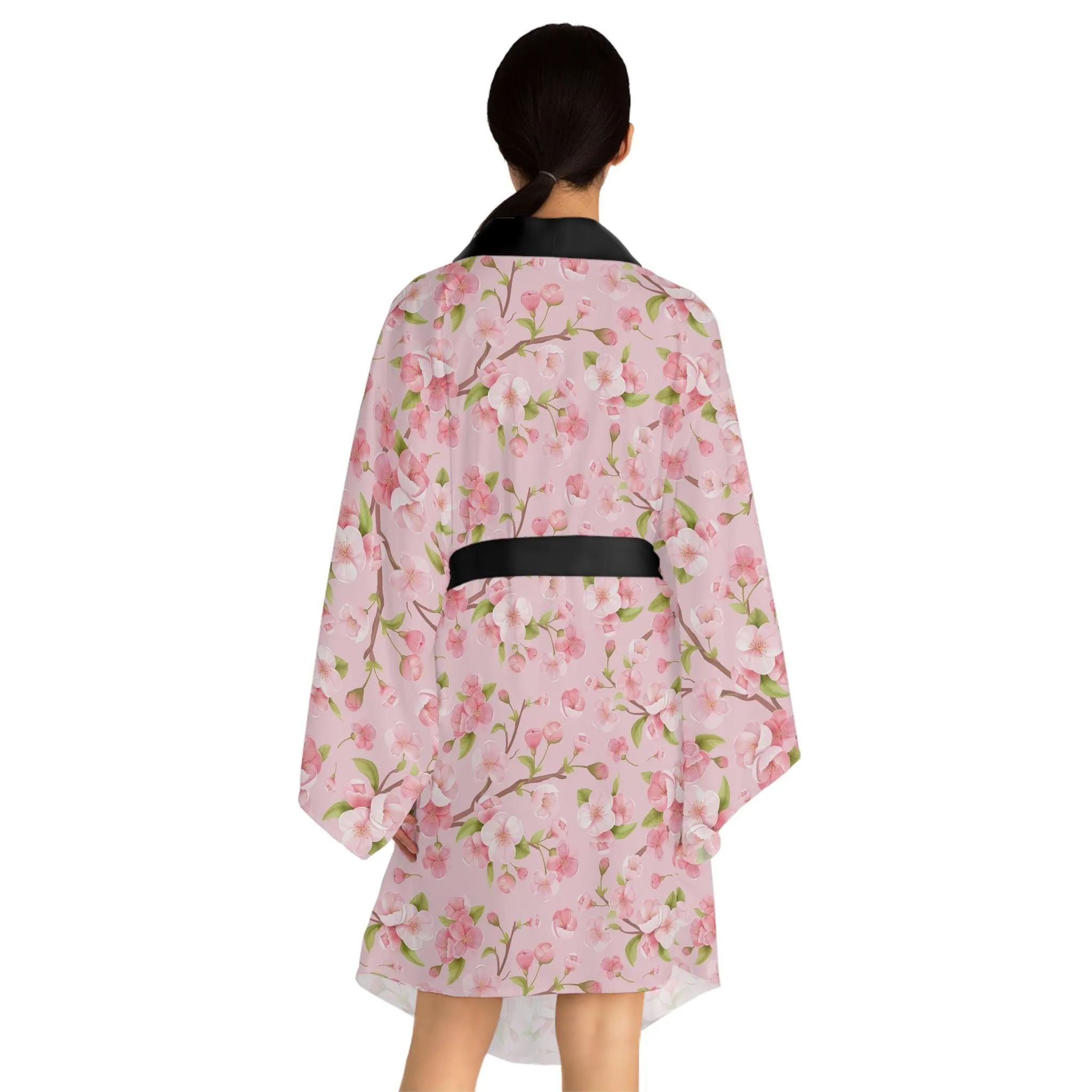 Cherry Blossom Serenity Kimono Robe - Embrace Japanese Elegance