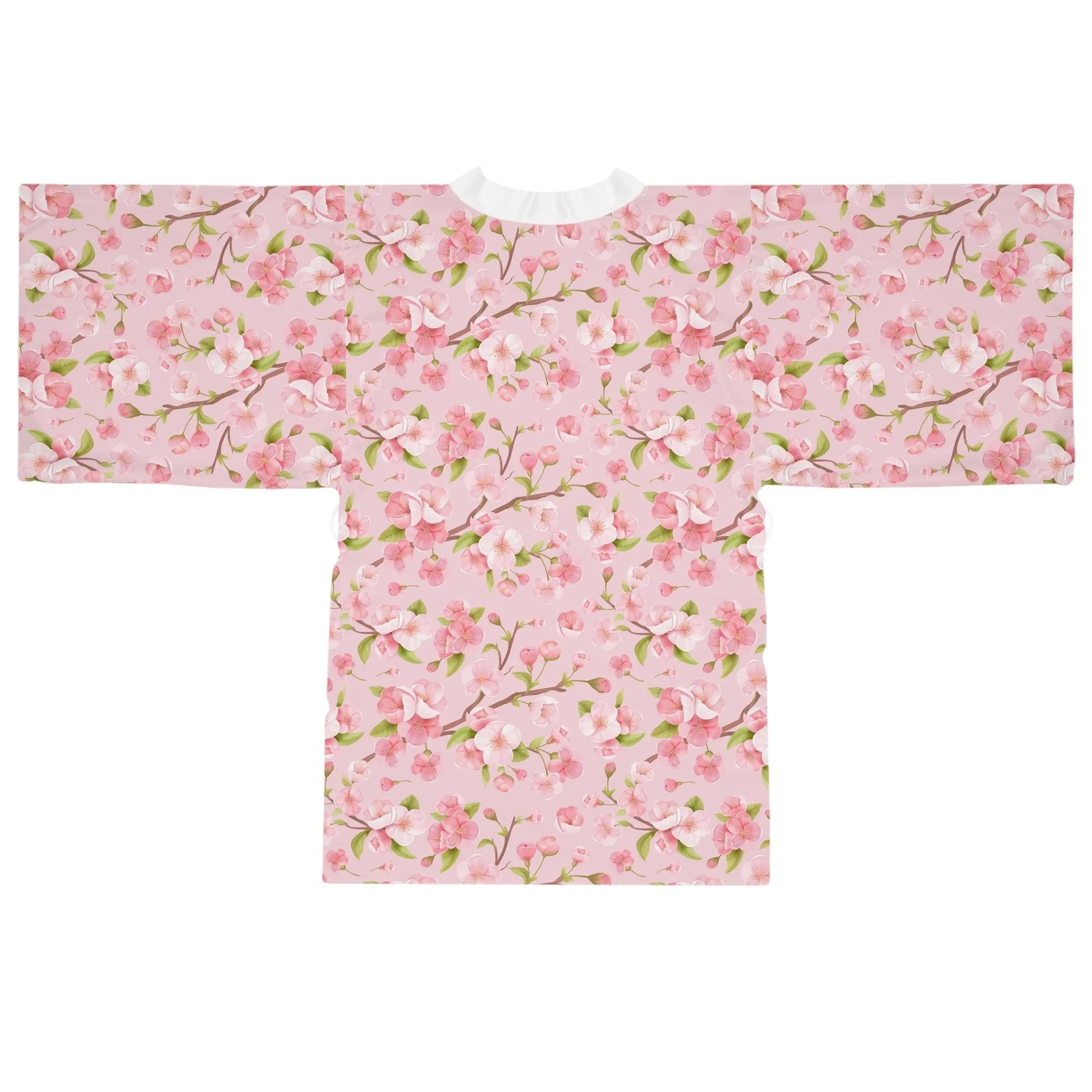 Cherry Blossom Serenity Kimono Robe - Embrace Japanese Elegance