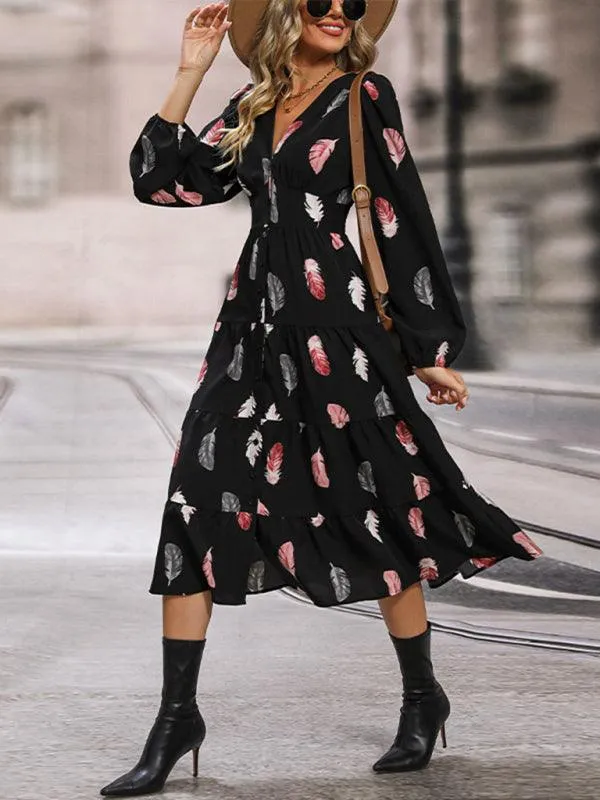 Chic Elegance: Timeless Long Sleeve Women's Dress - Define Your Unique Style