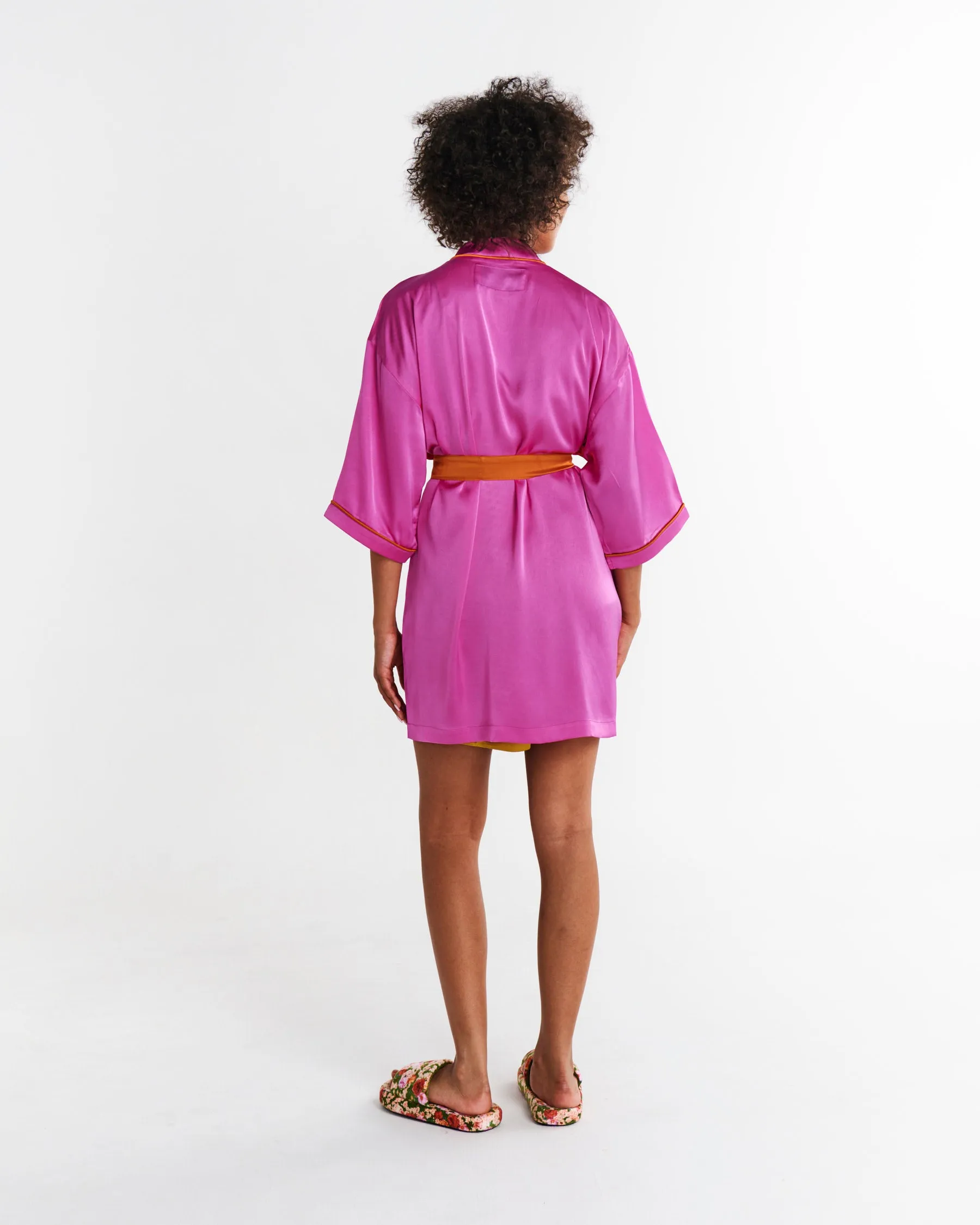 Flirty Satin Robe