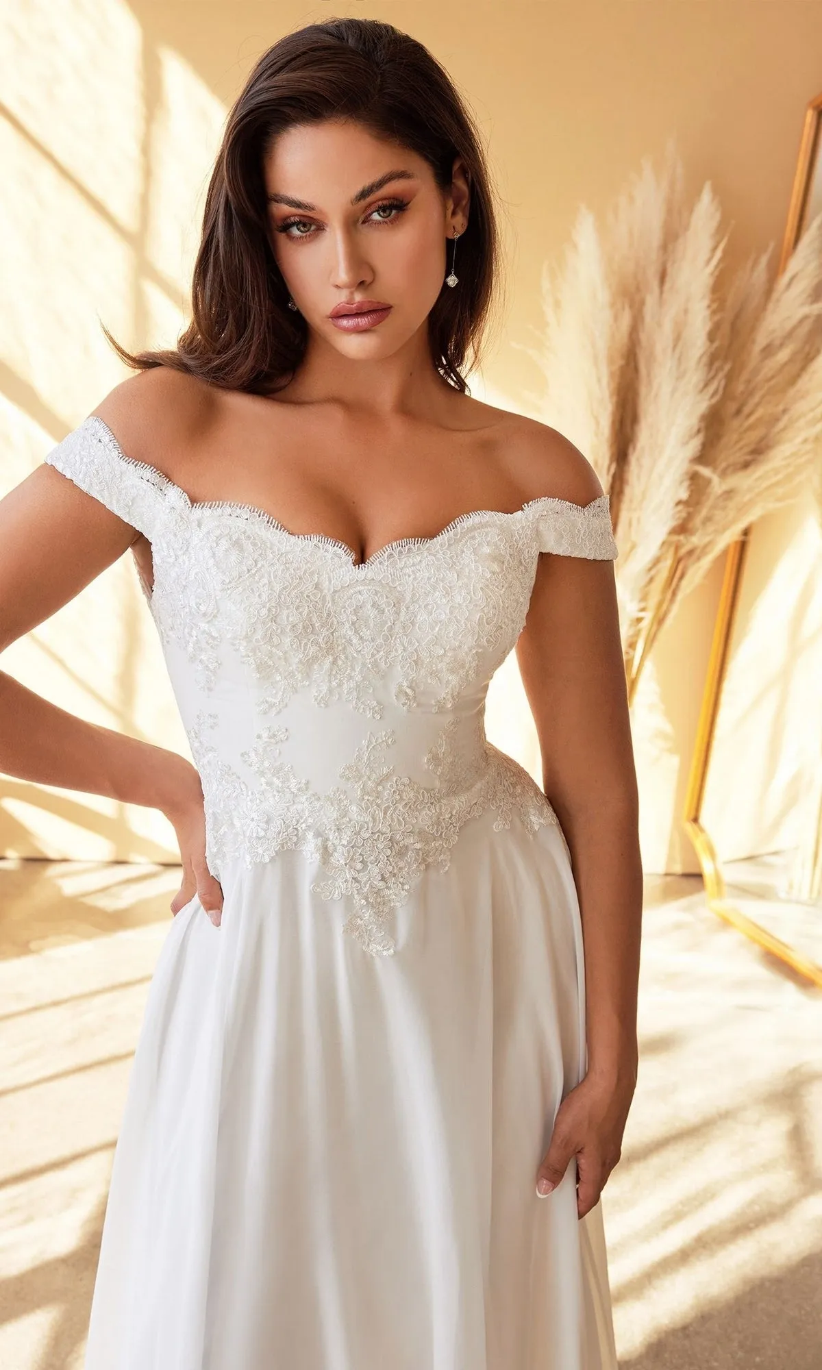 Formal Long Dress 7258W By Ladivine