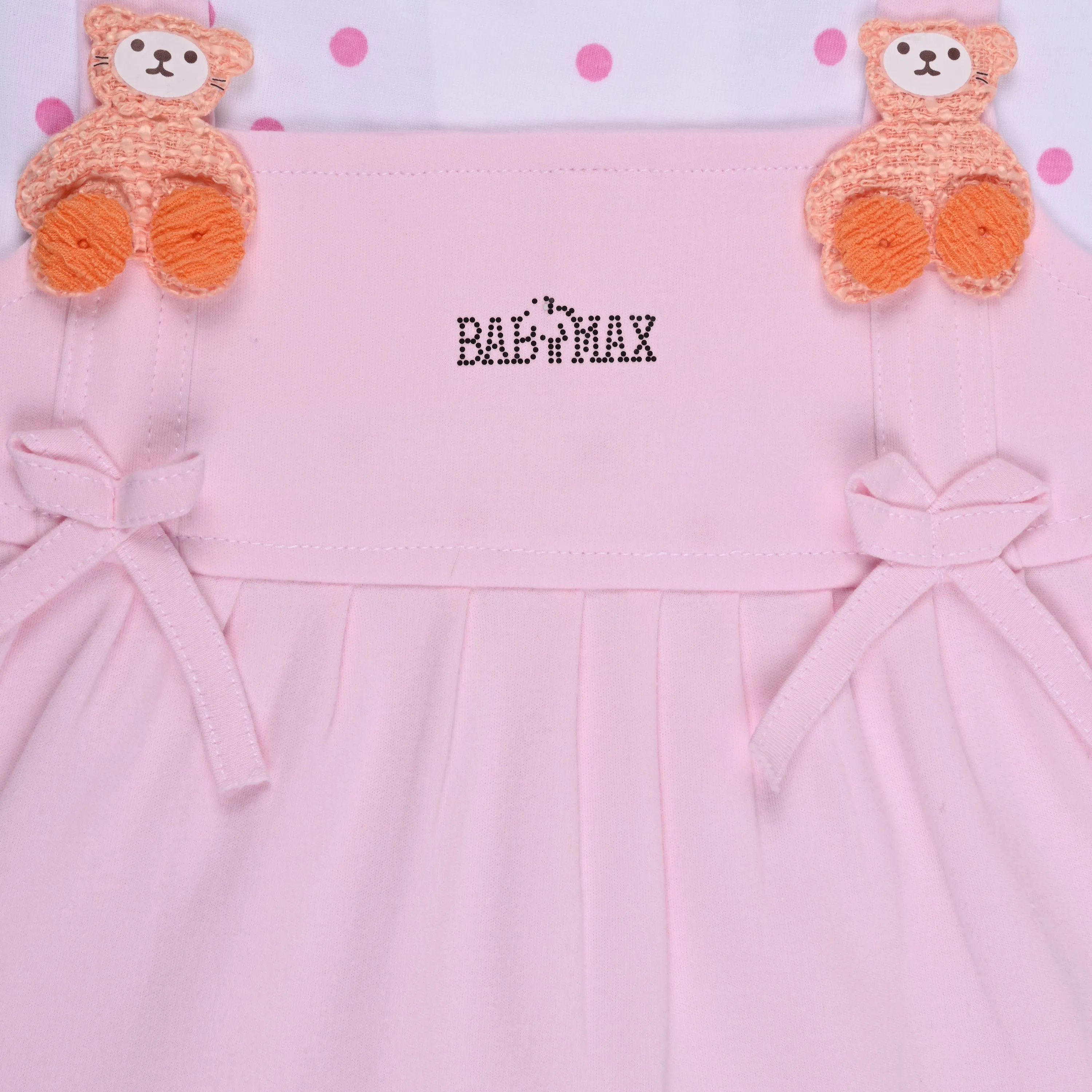 Girls Polka Print Frock Dress Comes With Brief