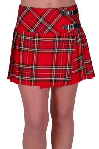 Kyla Tartan Buckle Mini Skirt