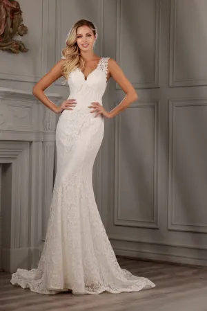Lace Fitted Sleeveless Bridal Gown by Abby Lane 97158