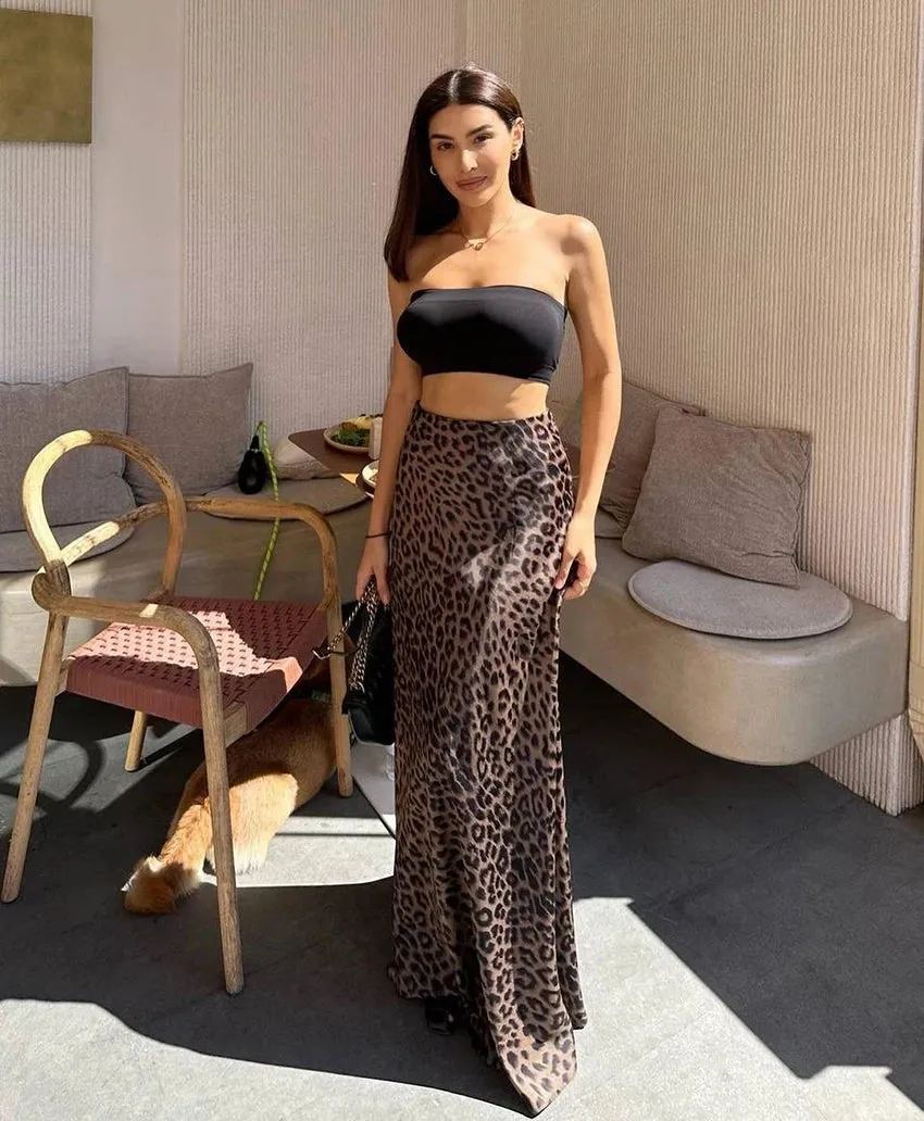 Leopard Print  Skirts
