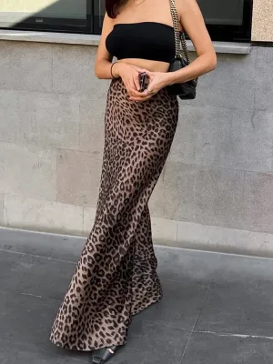 Leopard Print  Skirts