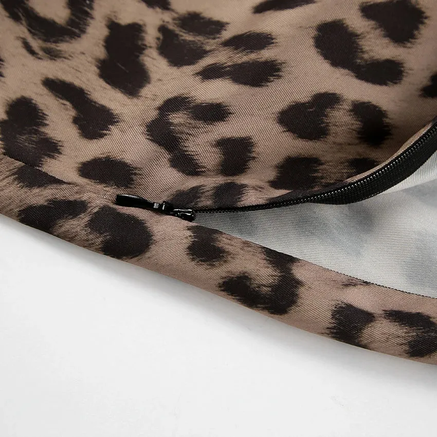 Leopard Print  Skirts