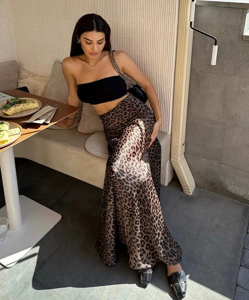 Leopard Print  Skirts
