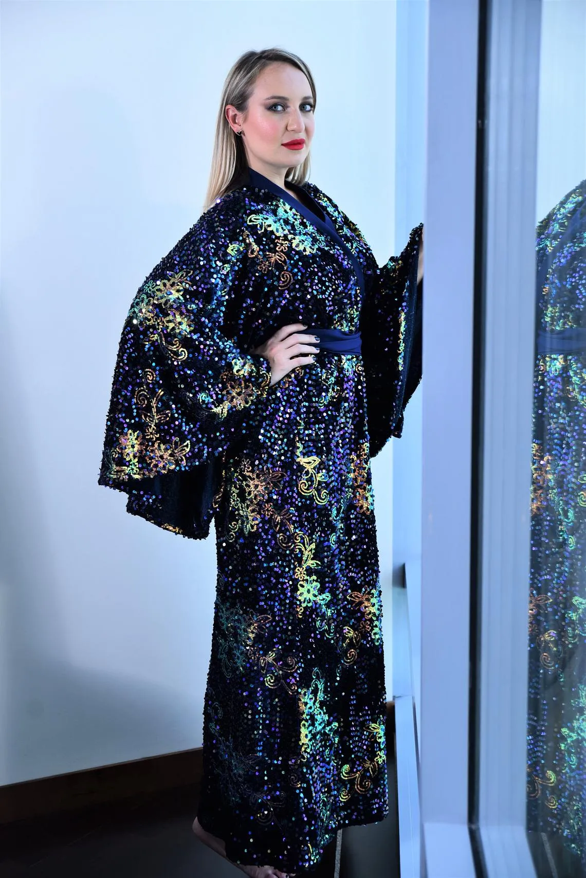 Melissa Velvet kimono robe