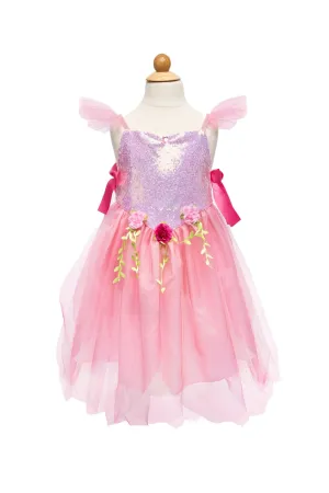 Pink Sequins Forest Fairy Tunic Size 3-4