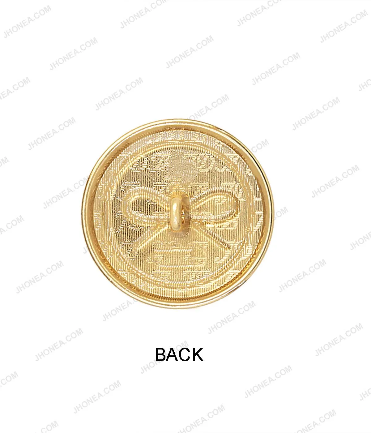 Premium Black & White Bow Design Western Clothing Metal Buttons