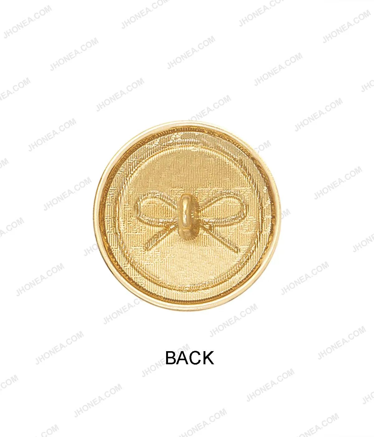 Premium Black & White Bow Design Western Clothing Metal Buttons