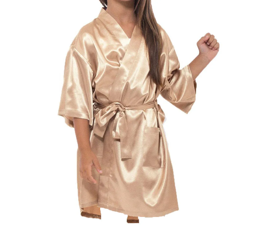 Satin Kimono Kid's Robes