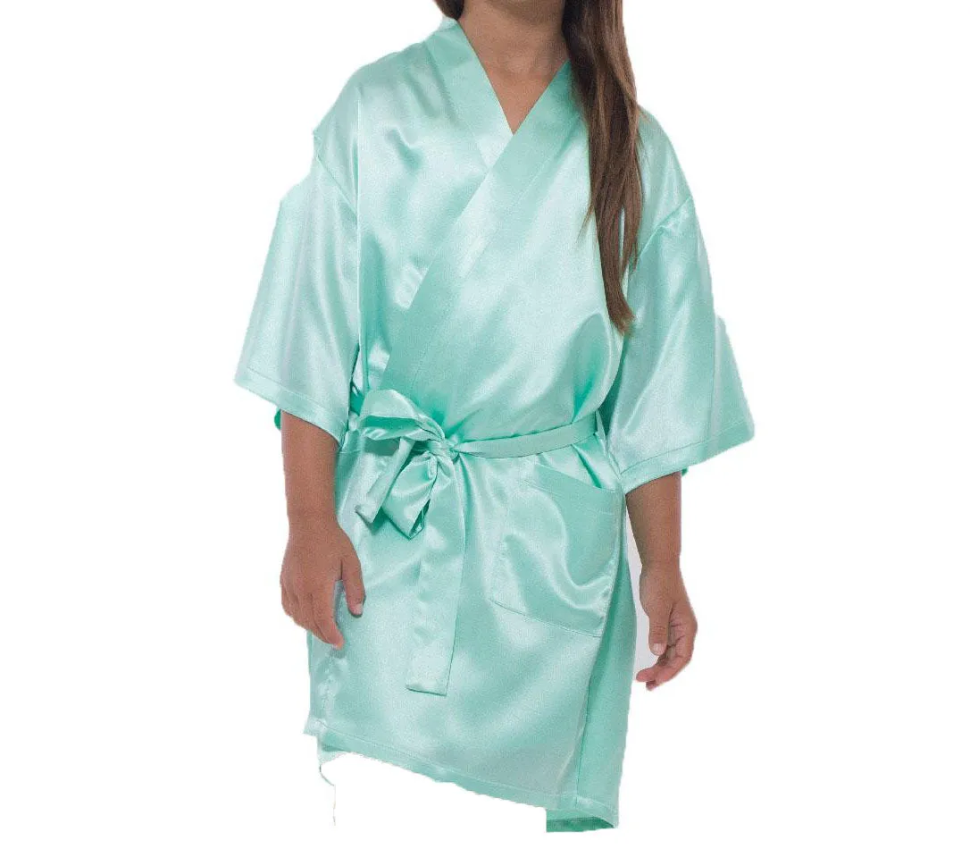 Satin Kimono Kid's Robes
