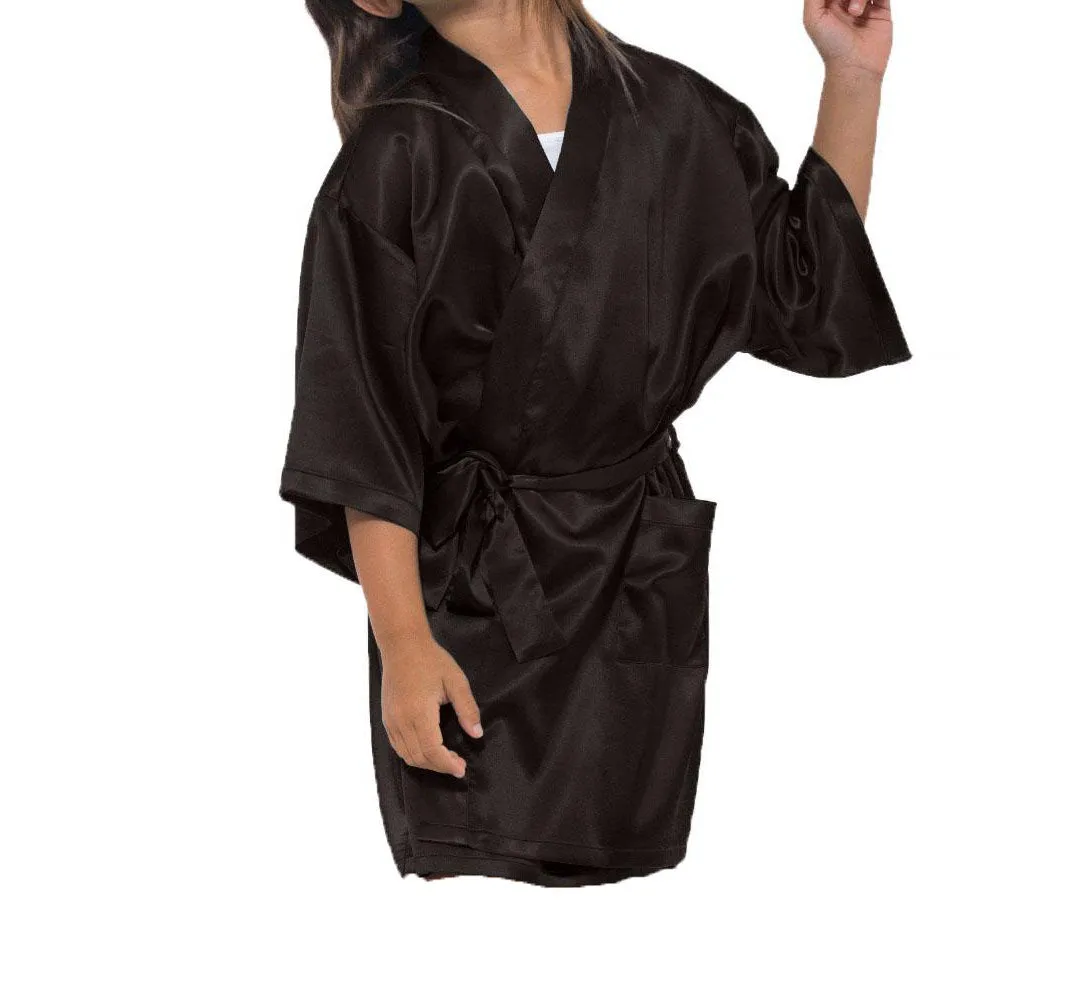 Satin Kimono Kid's Robes