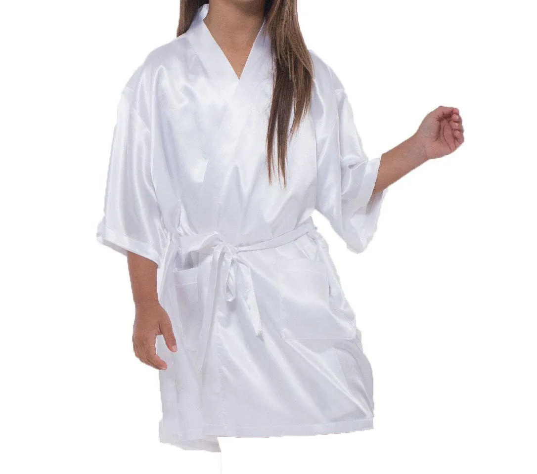 Satin Kimono Kid's Robes