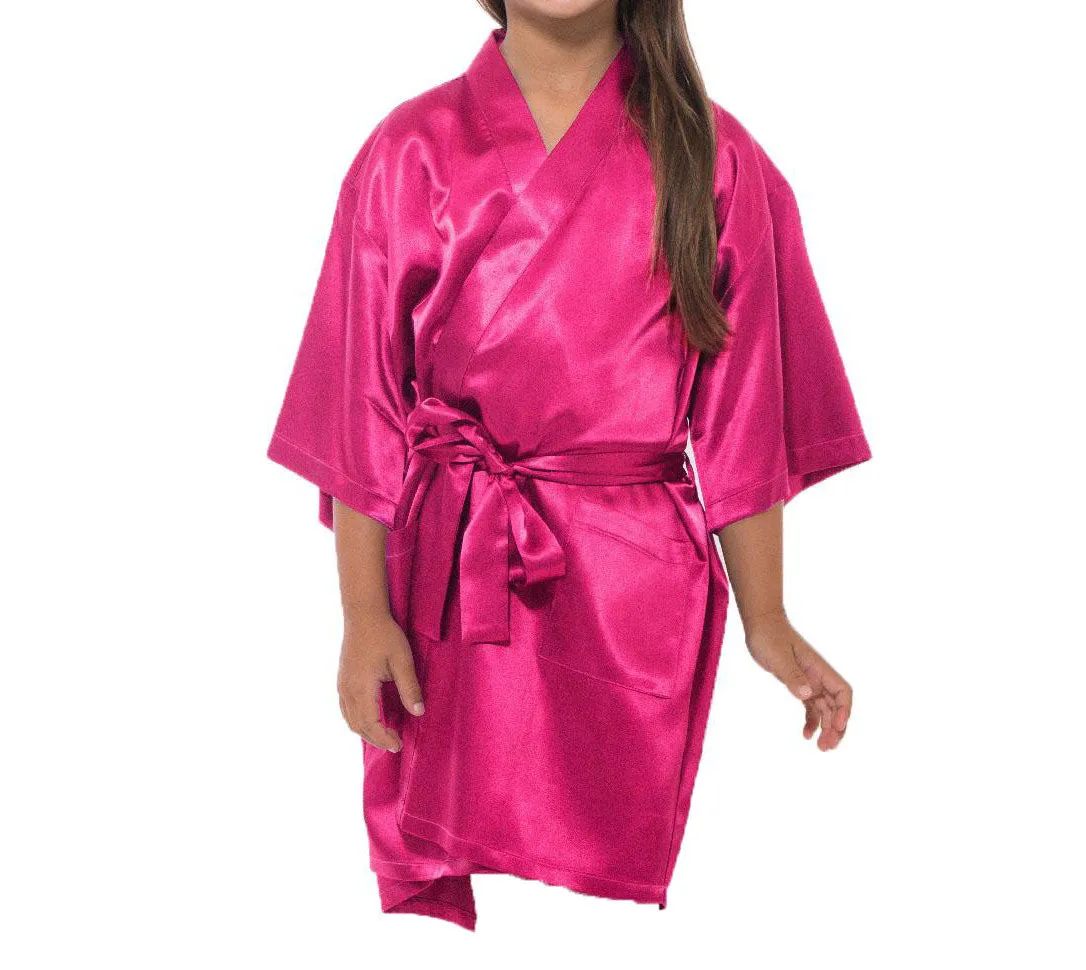 Satin Kimono Kid's Robes
