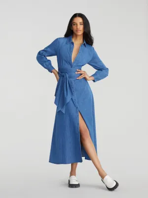 Shantelle Denim Maxi Shirtdress