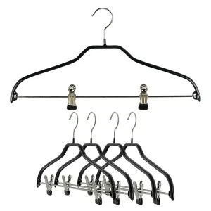 Silhouette Shirt with Grip Coated Clips, 40FK, Black