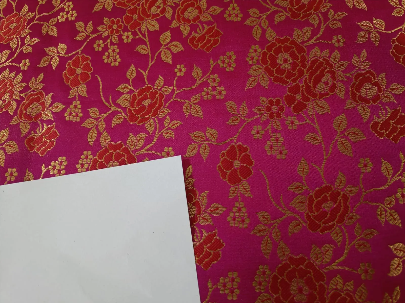 Silk Brocade fabric available in 3 colors egg plant, ink blue and green color 44" WIDE BRO899[1,2.3]