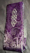Silk Brocade Vestment Fabric PINKISH PURPLE X BLUE color 44" wide BRO73[1]