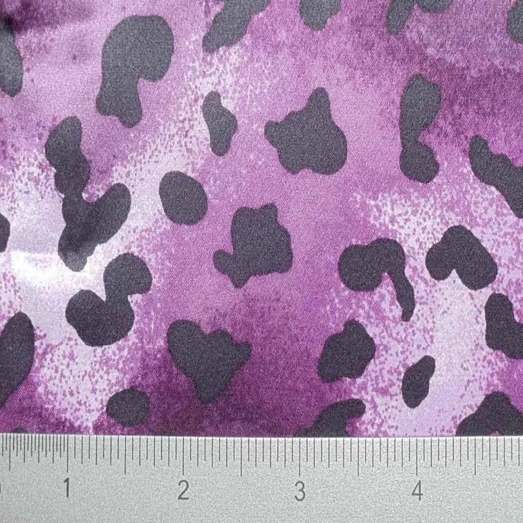 Silk Charmeuse Blended Animal Print