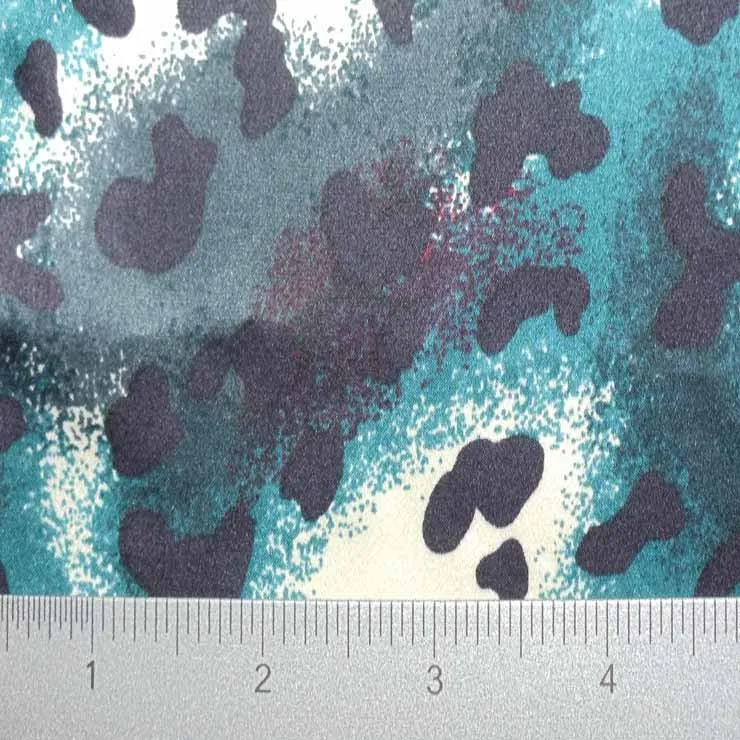 Silk Charmeuse Blended Animal Print