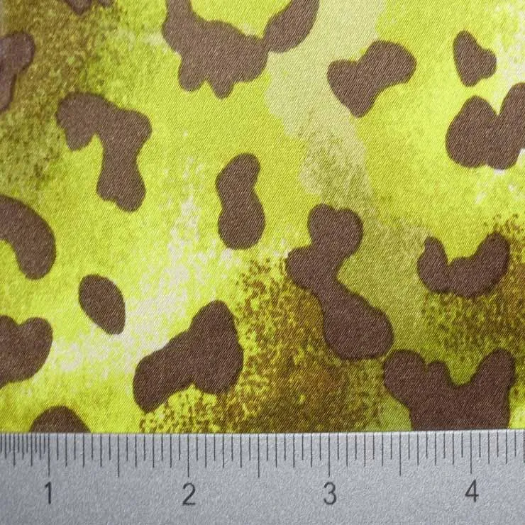 Silk Charmeuse Blended Animal Print