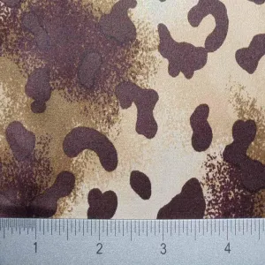 Silk Charmeuse Blended Animal Print