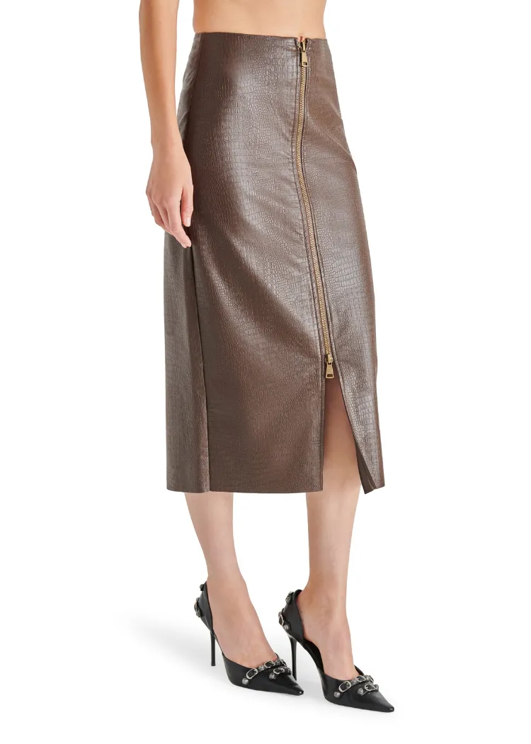 Steve Madden Hayes Midi Skirt - Espresso