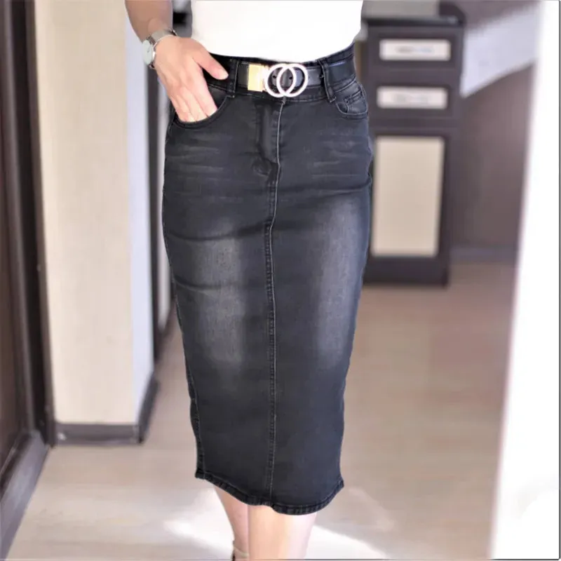 Women Long Jean Skirt