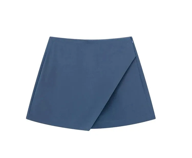 Women's Wide Leg Shorts Fashion Designer Mini Skirts (Short)